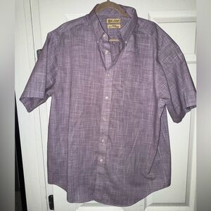 Roundtree & Yorke Lavender Button Down Shirt